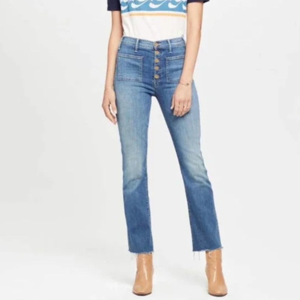 ISO The Patch Pocket Ankle Fray Sz. 26 IN LOVE FOR SAIL - MOTHER